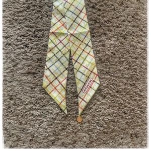 Coach multi-colored scarf